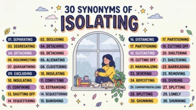 Synonyms of Isolating