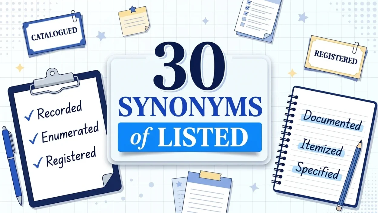 Synonyms of Listed