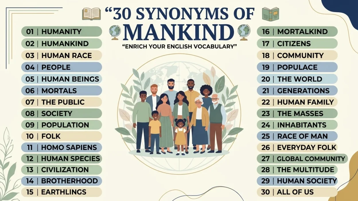 Synonyms of Mankind
